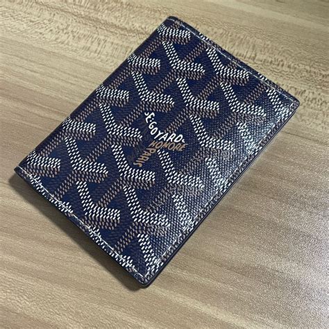 navy goyard cardholder|Goyard Saint.